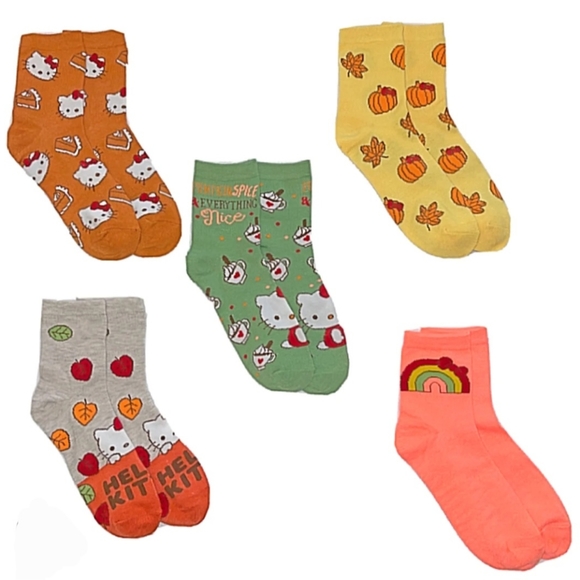 Accessories - Bundle of Hello Kitty Autumn Socks